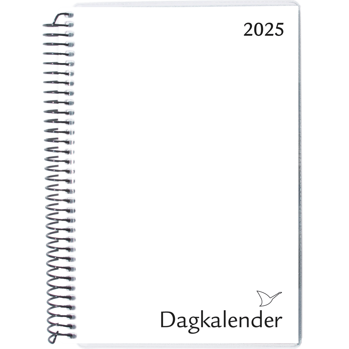 Dagkalender 2025, hvid
