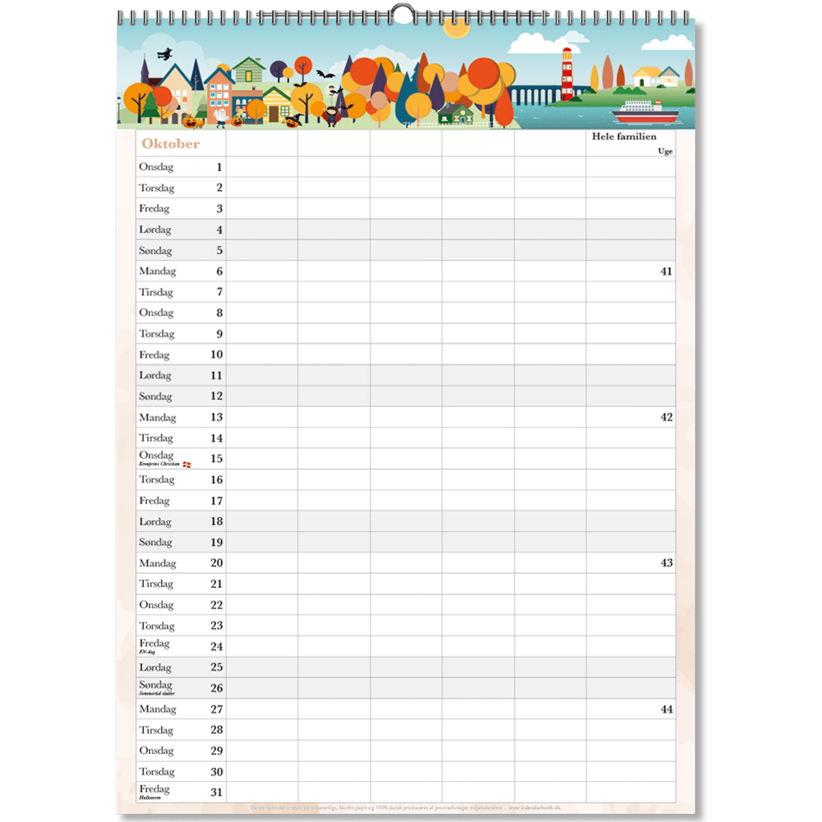 Familiens Årskalender A3 2025 - Image 2