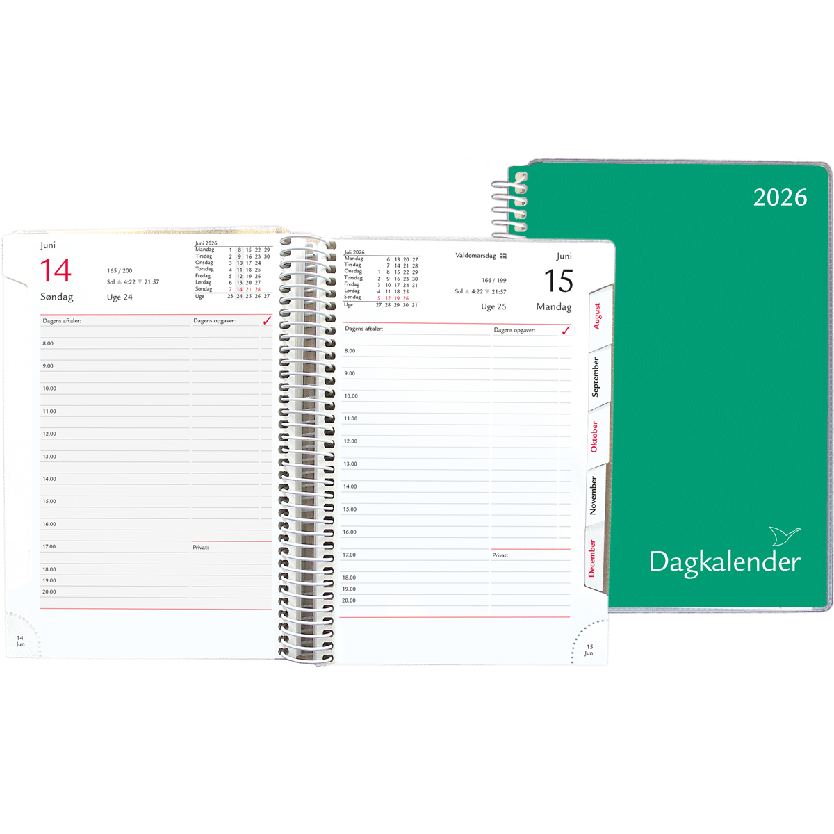 Dagkalender 2026, grøn - Image 2