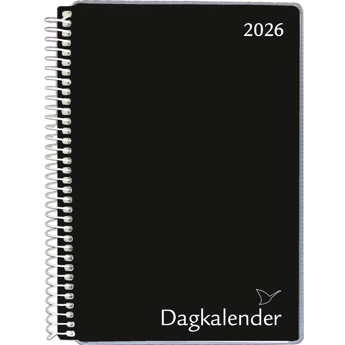 Dagkalender 2026, sort