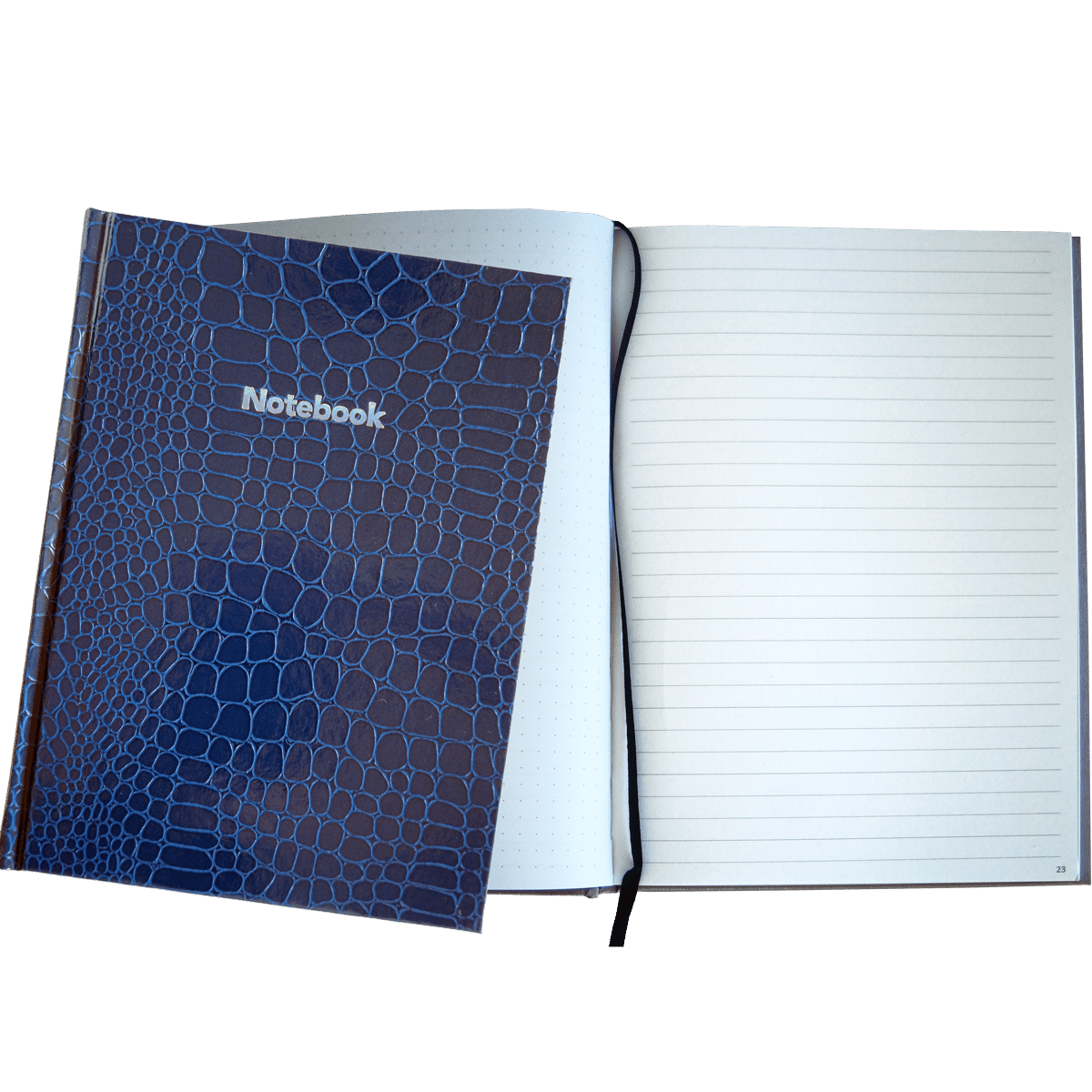 Notesbog Blå slangelook