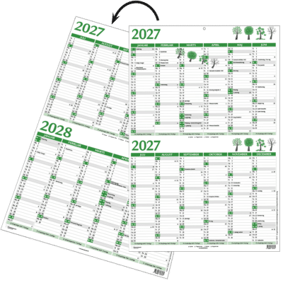 Vægkalender 2027/28