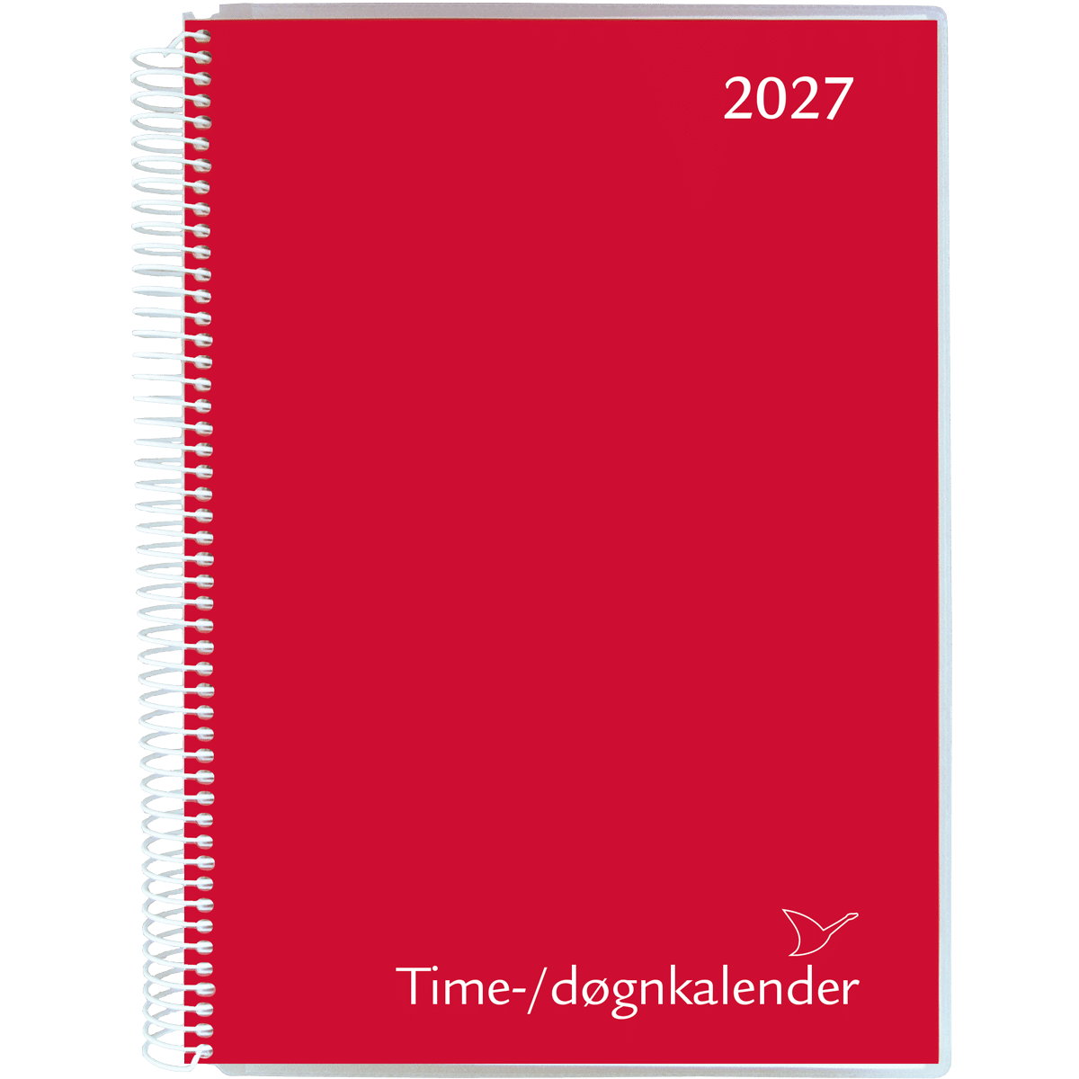 Time/døgnkalender 2027, rød