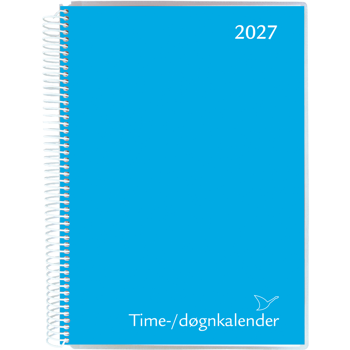 Time/døgnkalender 2027, blå